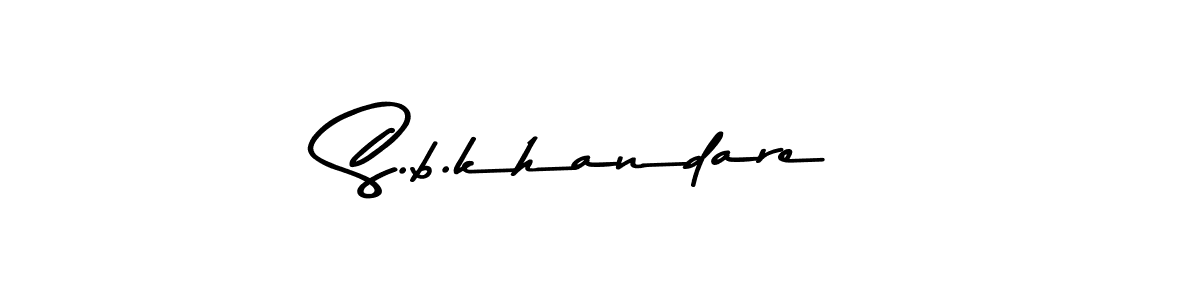 Once you've used our free online signature maker to create your best signature Asem Kandis PERSONAL USE style, it's time to enjoy all of the benefits that S.b.khandare name signing documents. S.b.khandare signature style 9 images and pictures png