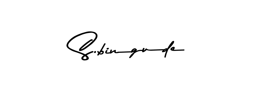 Use a signature maker to create a handwritten signature online. With this signature software, you can design (Asem Kandis PERSONAL USE) your own signature for name S.bingude. S.bingude signature style 9 images and pictures png