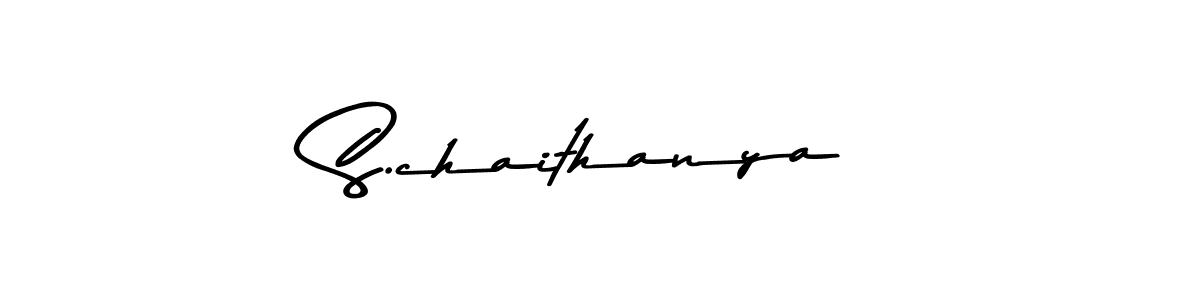 The best way (Asem Kandis PERSONAL USE) to make a short signature is to pick only two or three words in your name. The name S.chaithanya include a total of six letters. For converting this name. S.chaithanya signature style 9 images and pictures png