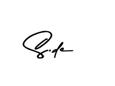 Asem Kandis PERSONAL USE is a professional signature style that is perfect for those who want to add a touch of class to their signature. It is also a great choice for those who want to make their signature more unique. Get S.de name to fancy signature for free. S.de signature style 9 images and pictures png