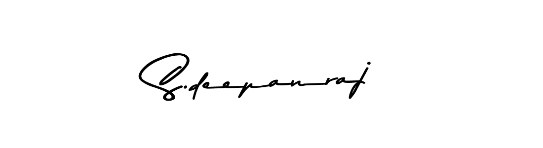 Design your own signature with our free online signature maker. With this signature software, you can create a handwritten (Asem Kandis PERSONAL USE) signature for name S.deepanraj. S.deepanraj signature style 9 images and pictures png