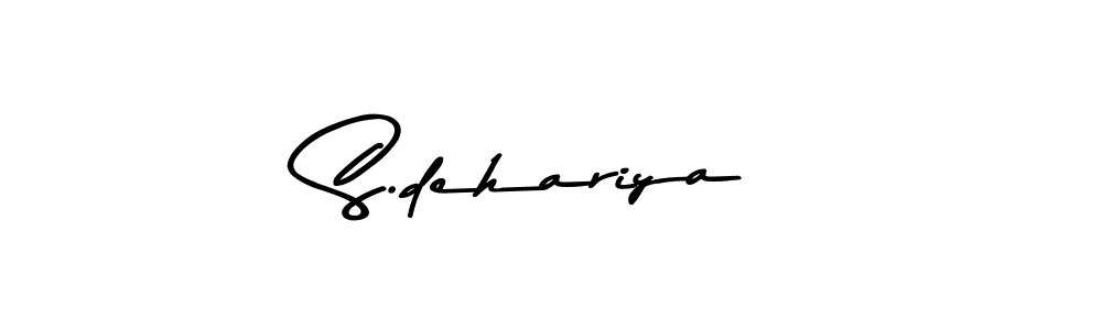 if you are searching for the best signature style for your name S.dehariya. so please give up your signature search. here we have designed multiple signature styles  using Asem Kandis PERSONAL USE. S.dehariya signature style 9 images and pictures png