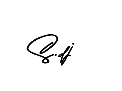 How to make S.dj signature? Asem Kandis PERSONAL USE is a professional autograph style. Create handwritten signature for S.dj name. S.dj signature style 9 images and pictures png