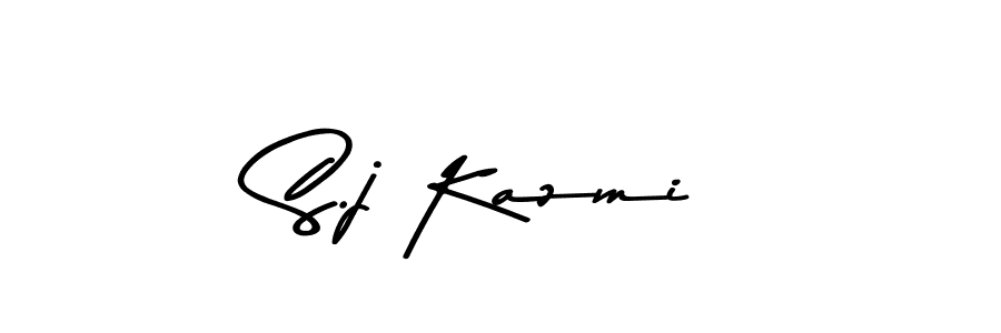 Also we have S.j Kazmi name is the best signature style. Create professional handwritten signature collection using Asem Kandis PERSONAL USE autograph style. S.j Kazmi signature style 9 images and pictures png