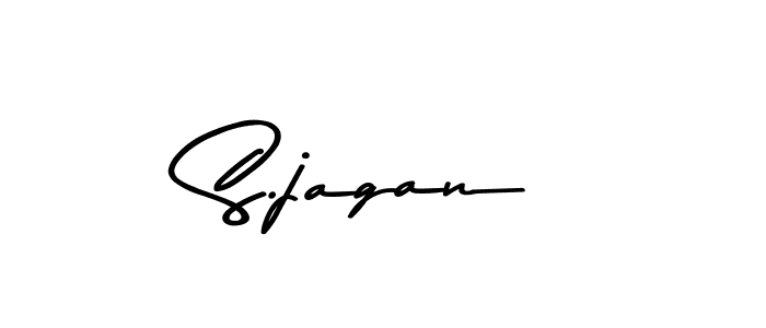 Create a beautiful signature design for name S.jagan. With this signature (Asem Kandis PERSONAL USE) fonts, you can make a handwritten signature for free. S.jagan signature style 9 images and pictures png