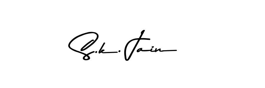 S.k. Jain stylish signature style. Best Handwritten Sign (Asem Kandis PERSONAL USE) for my name. Handwritten Signature Collection Ideas for my name S.k. Jain. S.k. Jain signature style 9 images and pictures png