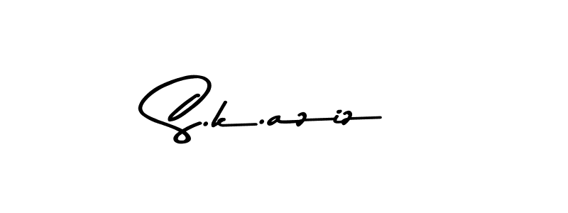 How to Draw S.k.aziz signature style? Asem Kandis PERSONAL USE is a latest design signature styles for name S.k.aziz. S.k.aziz signature style 9 images and pictures png