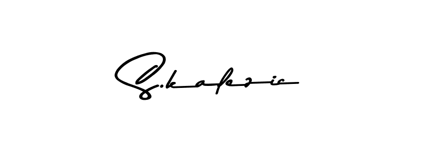 S.kalezic stylish signature style. Best Handwritten Sign (Asem Kandis PERSONAL USE) for my name. Handwritten Signature Collection Ideas for my name S.kalezic. S.kalezic signature style 9 images and pictures png