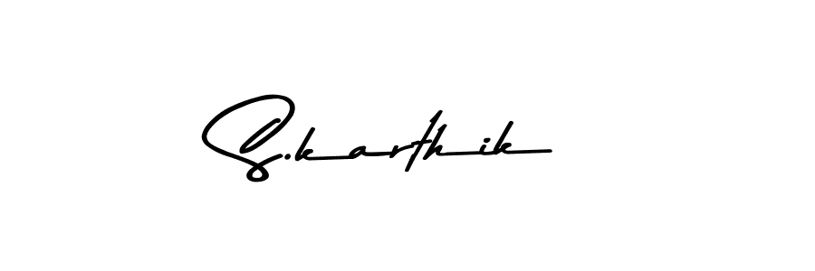 You should practise on your own different ways (Asem Kandis PERSONAL USE) to write your name (S.karthik) in signature. don't let someone else do it for you. S.karthik signature style 9 images and pictures png