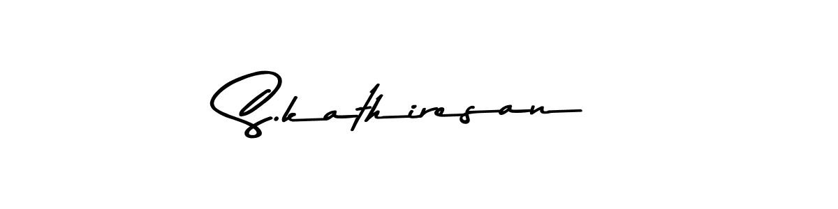 You should practise on your own different ways (Asem Kandis PERSONAL USE) to write your name (S.kathiresan) in signature. don't let someone else do it for you. S.kathiresan signature style 9 images and pictures png