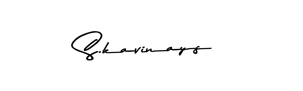 How to make S.kavinays signature? Asem Kandis PERSONAL USE is a professional autograph style. Create handwritten signature for S.kavinays name. S.kavinays signature style 9 images and pictures png