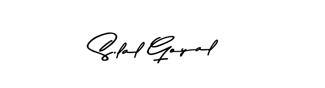 How to make S.lal Goyal signature? Asem Kandis PERSONAL USE is a professional autograph style. Create handwritten signature for S.lal Goyal name. S.lal Goyal signature style 9 images and pictures png