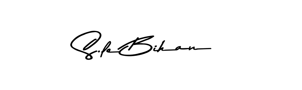 Similarly Asem Kandis PERSONAL USE is the best handwritten signature design. Signature creator online .You can use it as an online autograph creator for name S.le Bihan. S.le Bihan signature style 9 images and pictures png