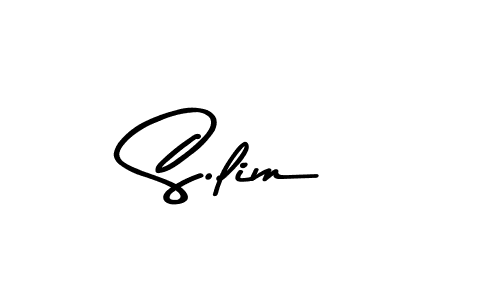 Also we have S.lim name is the best signature style. Create professional handwritten signature collection using Asem Kandis PERSONAL USE autograph style. S.lim signature style 9 images and pictures png