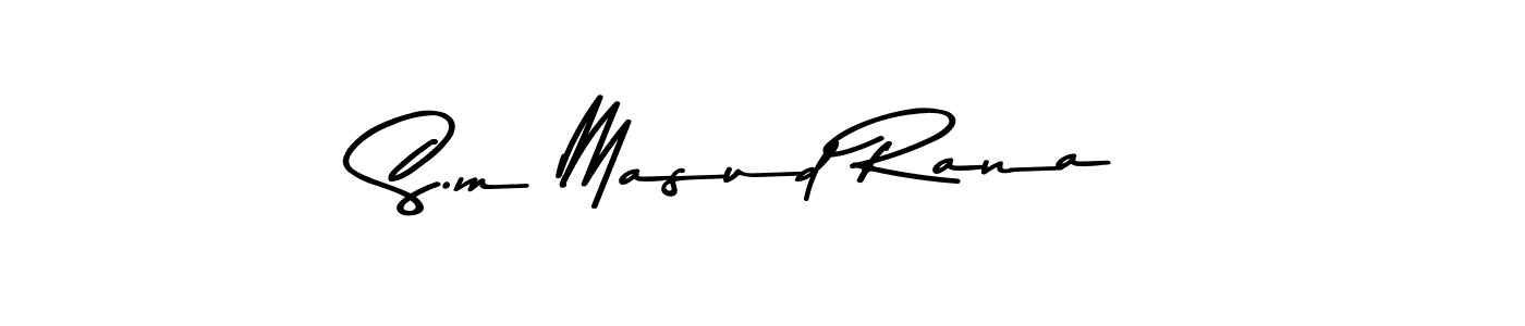 Also we have S.m Masud Rana name is the best signature style. Create professional handwritten signature collection using Asem Kandis PERSONAL USE autograph style. S.m Masud Rana signature style 9 images and pictures png