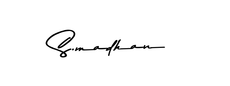 Make a beautiful signature design for name S.madhan. Use this online signature maker to create a handwritten signature for free. S.madhan signature style 9 images and pictures png