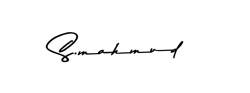 Design your own signature with our free online signature maker. With this signature software, you can create a handwritten (Asem Kandis PERSONAL USE) signature for name S.mahmud. S.mahmud signature style 9 images and pictures png