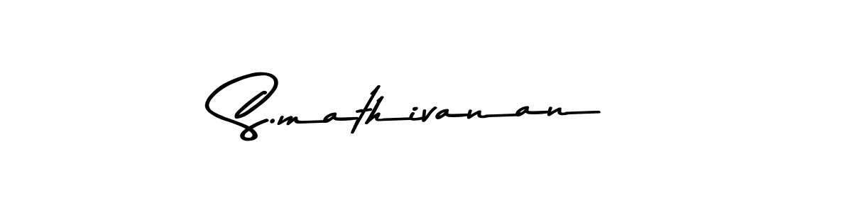 Create a beautiful signature design for name S.mathivanan. With this signature (Asem Kandis PERSONAL USE) fonts, you can make a handwritten signature for free. S.mathivanan signature style 9 images and pictures png