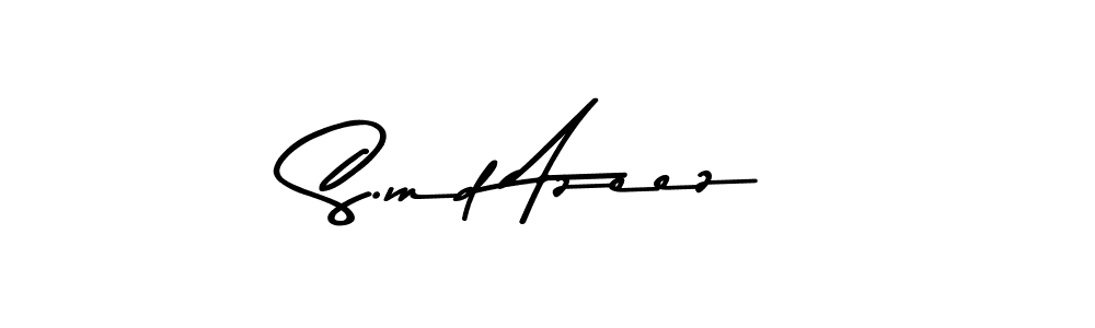 S.md Azeez stylish signature style. Best Handwritten Sign (Asem Kandis PERSONAL USE) for my name. Handwritten Signature Collection Ideas for my name S.md Azeez. S.md Azeez signature style 9 images and pictures png