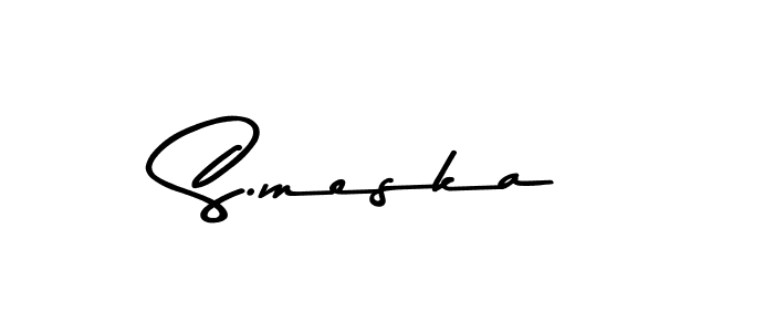 How to Draw S.meska signature style? Asem Kandis PERSONAL USE is a latest design signature styles for name S.meska. S.meska signature style 9 images and pictures png