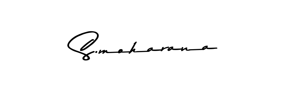 How to make S.moharana name signature. Use Asem Kandis PERSONAL USE style for creating short signs online. This is the latest handwritten sign. S.moharana signature style 9 images and pictures png