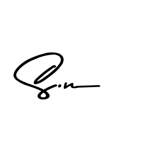 Make a beautiful signature design for name S.n. Use this online signature maker to create a handwritten signature for free. S.n signature style 9 images and pictures png