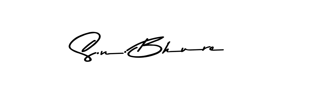 Also we have S.n. Bhure name is the best signature style. Create professional handwritten signature collection using Asem Kandis PERSONAL USE autograph style. S.n. Bhure signature style 9 images and pictures png