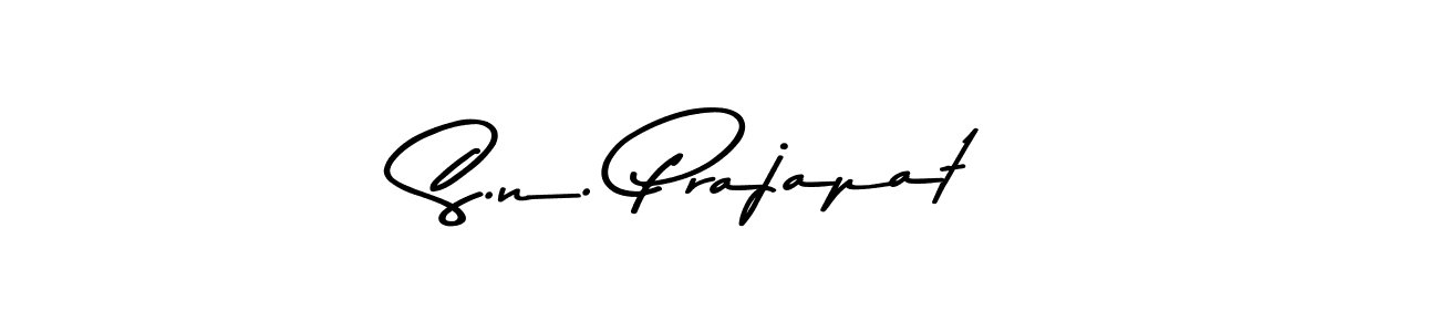 How to Draw S.n. Prajapat signature style? Asem Kandis PERSONAL USE is a latest design signature styles for name S.n. Prajapat. S.n. Prajapat signature style 9 images and pictures png