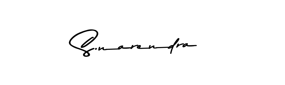 Use a signature maker to create a handwritten signature online. With this signature software, you can design (Asem Kandis PERSONAL USE) your own signature for name S.narendra. S.narendra signature style 9 images and pictures png