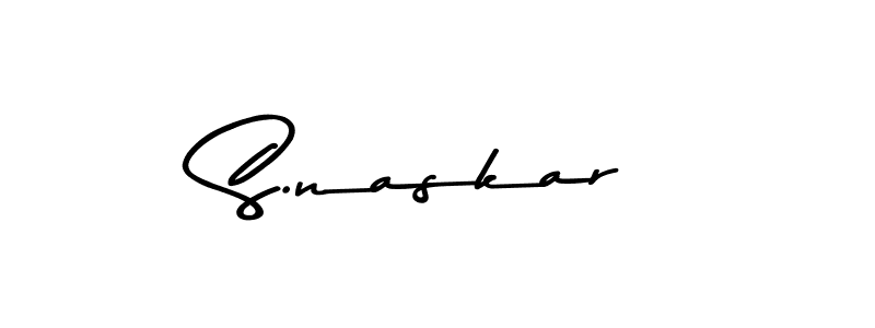 You should practise on your own different ways (Asem Kandis PERSONAL USE) to write your name (S.naskar) in signature. don't let someone else do it for you. S.naskar signature style 9 images and pictures png