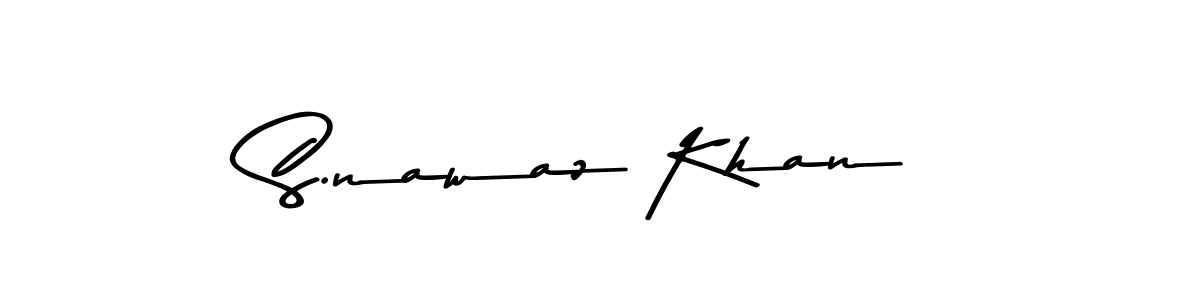 This is the best signature style for the S.nawaz Khan name. Also you like these signature font (Asem Kandis PERSONAL USE). Mix name signature. S.nawaz Khan signature style 9 images and pictures png