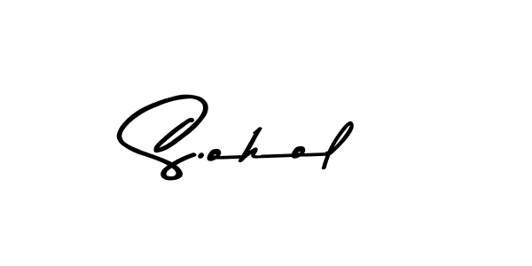 Design your own signature with our free online signature maker. With this signature software, you can create a handwritten (Asem Kandis PERSONAL USE) signature for name S.ohol. S.ohol signature style 9 images and pictures png