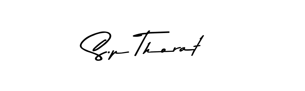 Also You can easily find your signature by using the search form. We will create S.p Thorat name handwritten signature images for you free of cost using Asem Kandis PERSONAL USE sign style. S.p Thorat signature style 9 images and pictures png