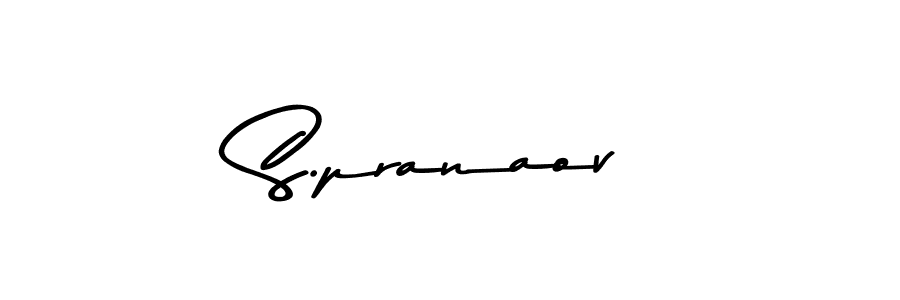 The best way (Asem Kandis PERSONAL USE) to make a short signature is to pick only two or three words in your name. The name S.pranaov include a total of six letters. For converting this name. S.pranaov signature style 9 images and pictures png