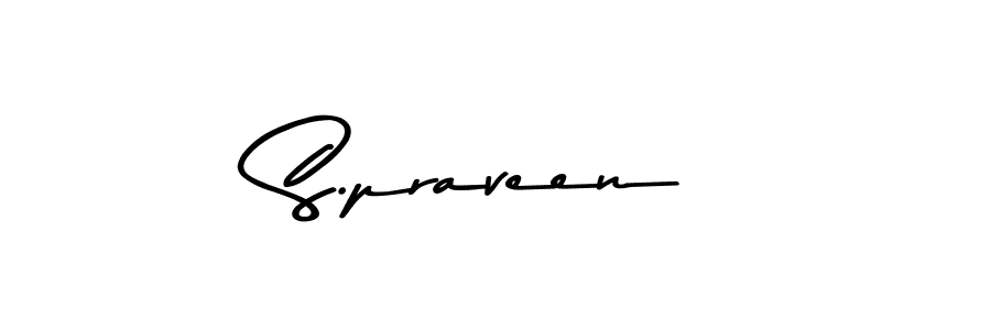 Also we have S.praveen name is the best signature style. Create professional handwritten signature collection using Asem Kandis PERSONAL USE autograph style. S.praveen signature style 9 images and pictures png