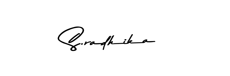 The best way (Asem Kandis PERSONAL USE) to make a short signature is to pick only two or three words in your name. The name S.radhika include a total of six letters. For converting this name. S.radhika signature style 9 images and pictures png
