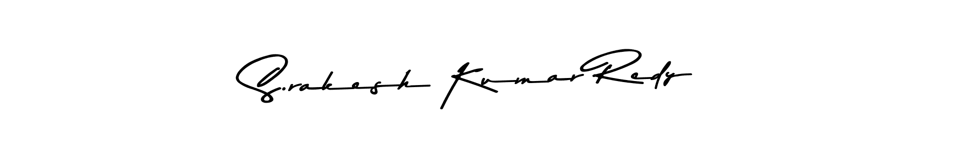 The best way (Asem Kandis PERSONAL USE) to make a short signature is to pick only two or three words in your name. The name S.rakesh Kumar Redy include a total of six letters. For converting this name. S.rakesh Kumar Redy signature style 9 images and pictures png