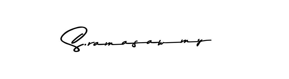 How to make S.ramasawmy signature? Asem Kandis PERSONAL USE is a professional autograph style. Create handwritten signature for S.ramasawmy name. S.ramasawmy signature style 9 images and pictures png