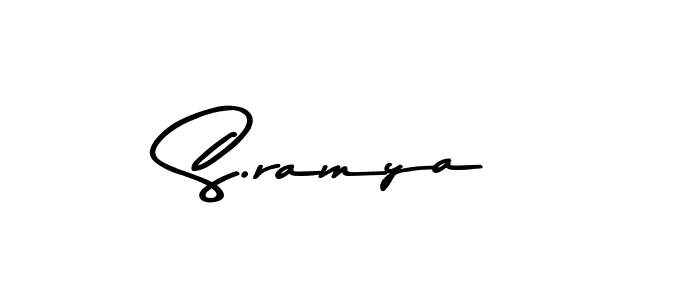 Also You can easily find your signature by using the search form. We will create S.ramya name handwritten signature images for you free of cost using Asem Kandis PERSONAL USE sign style. S.ramya signature style 9 images and pictures png