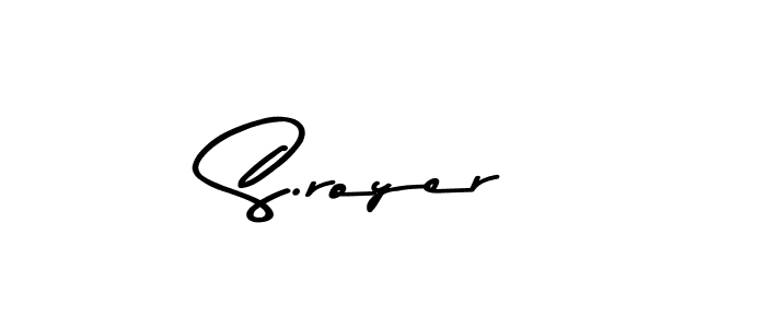 Use a signature maker to create a handwritten signature online. With this signature software, you can design (Asem Kandis PERSONAL USE) your own signature for name S.royer. S.royer signature style 9 images and pictures png