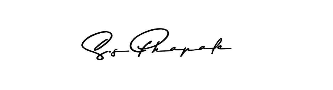 Design your own signature with our free online signature maker. With this signature software, you can create a handwritten (Asem Kandis PERSONAL USE) signature for name S.s Phapale. S.s Phapale signature style 9 images and pictures png
