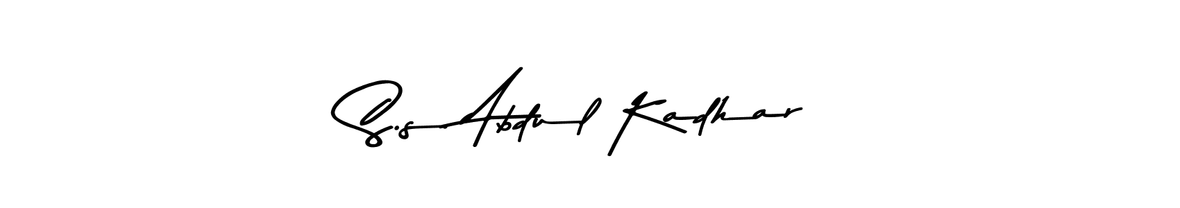 Also we have S.s. Abdul Kadhar name is the best signature style. Create professional handwritten signature collection using Asem Kandis PERSONAL USE autograph style. S.s. Abdul Kadhar signature style 9 images and pictures png