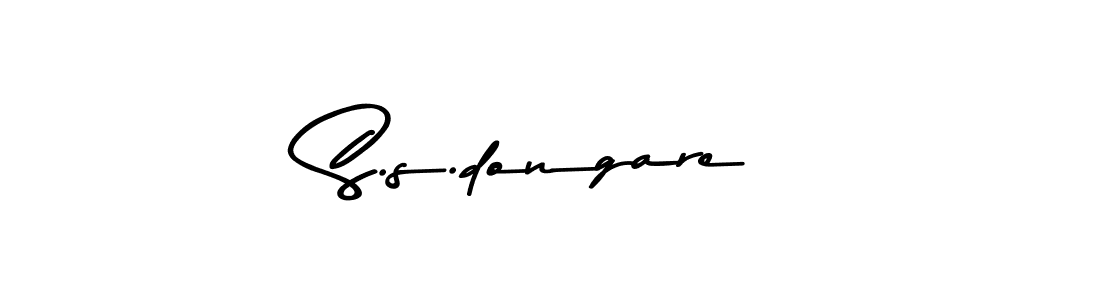 The best way (Asem Kandis PERSONAL USE) to make a short signature is to pick only two or three words in your name. The name S.s.dongare include a total of six letters. For converting this name. S.s.dongare signature style 9 images and pictures png