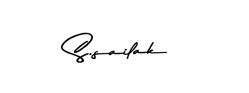 How to make S.sailak signature? Asem Kandis PERSONAL USE is a professional autograph style. Create handwritten signature for S.sailak name. S.sailak signature style 9 images and pictures png