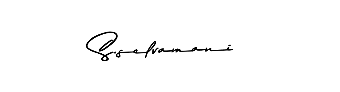 The best way (Asem Kandis PERSONAL USE) to make a short signature is to pick only two or three words in your name. The name S.selvamani include a total of six letters. For converting this name. S.selvamani signature style 9 images and pictures png