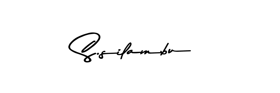 The best way (Asem Kandis PERSONAL USE) to make a short signature is to pick only two or three words in your name. The name S.silambu include a total of six letters. For converting this name. S.silambu signature style 9 images and pictures png