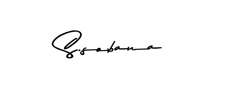 if you are searching for the best signature style for your name S.sobana. so please give up your signature search. here we have designed multiple signature styles  using Asem Kandis PERSONAL USE. S.sobana signature style 9 images and pictures png