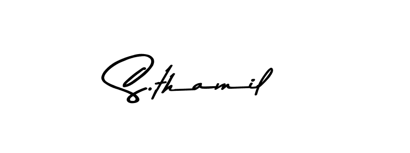 if you are searching for the best signature style for your name S.thamil. so please give up your signature search. here we have designed multiple signature styles  using Asem Kandis PERSONAL USE. S.thamil signature style 9 images and pictures png