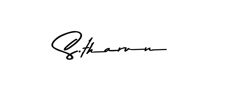 Also we have S.tharun name is the best signature style. Create professional handwritten signature collection using Asem Kandis PERSONAL USE autograph style. S.tharun signature style 9 images and pictures png