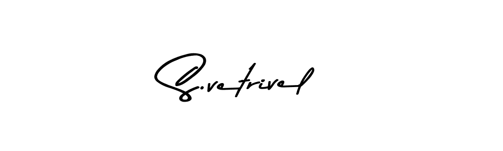 Also You can easily find your signature by using the search form. We will create S.vetrivel name handwritten signature images for you free of cost using Asem Kandis PERSONAL USE sign style. S.vetrivel signature style 9 images and pictures png